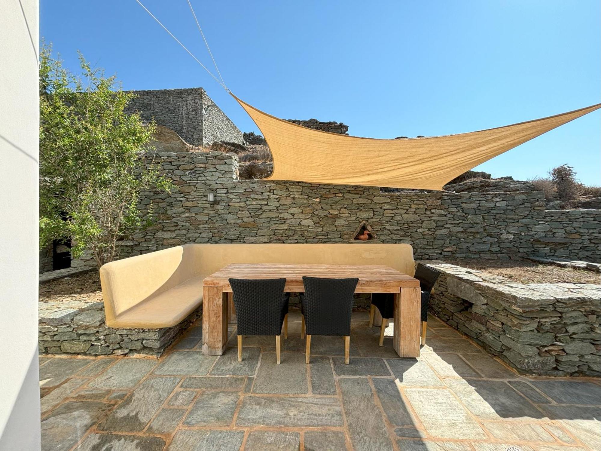 Almyra Yellow Villa Китнос Экстерьер фото
